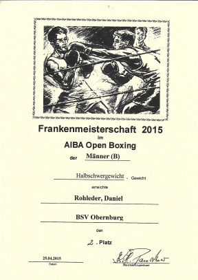 Frankenmeisterschaft 2015 - Rohleder, Daniel